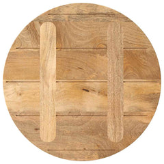 vidaXL Table Top Ø 40x2.5 cm Round Solid Wood Mango 5