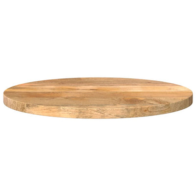 Table Top Ø 50x2.5 cm Round Solid Wood Mango