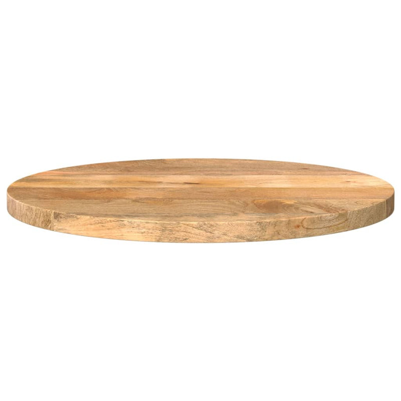 Table Top Ø 60x2.5 cm Round Solid Wood Mango