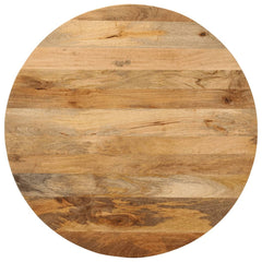 Table Top Ø 70x3.8 cm Round Solid Wood Mango Thickness 38 mm 70 cm Mango wood(natural)