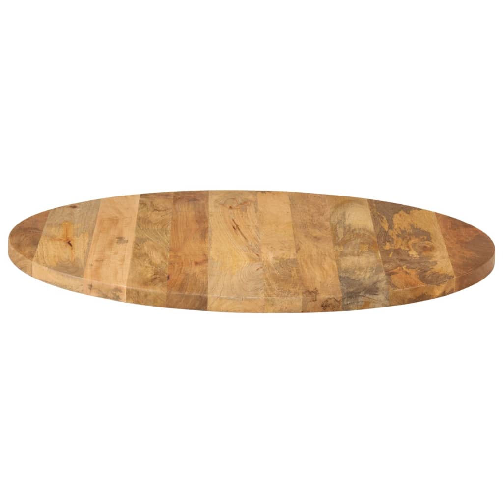 Table Top Ø 70x3.8 cm Round Solid Wood Mango Thickness 38 mm 70 cm Mango wood(natural)