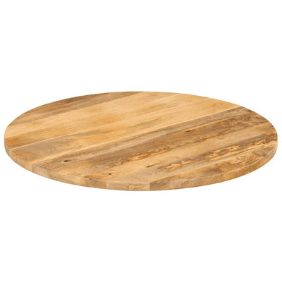 Table Top Ø 80x2.5 cm Round Solid Wood Mango