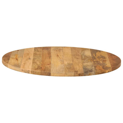 Table Top Ø 80x2.5 cm Round Solid Wood Mango