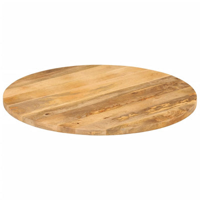 Table Top Ø 80x3.8 cm Round Solid Wood Mango