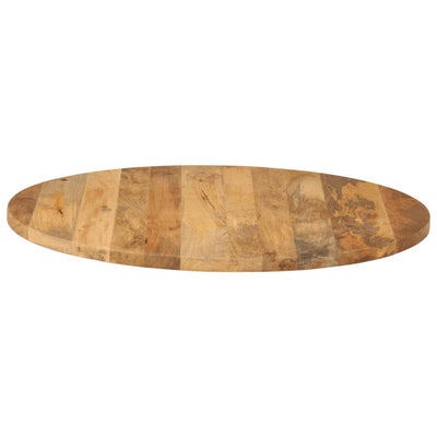 Table Top Ø 90x2.5 cm Round Solid Wood Mango