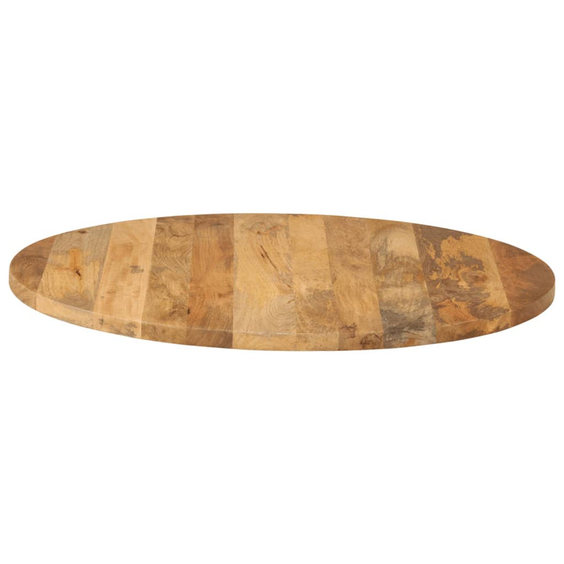 Table Top Ø 90x3.8 cm Round Solid Wood Mango