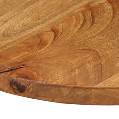 vidaXL Table Top Ø 40x3.8 cm Round Solid Wood Mango 6