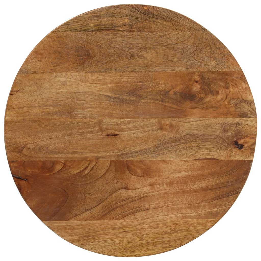 vidaXL Table Top Ø 50x2.5 cm Round Solid Wood Mango 1