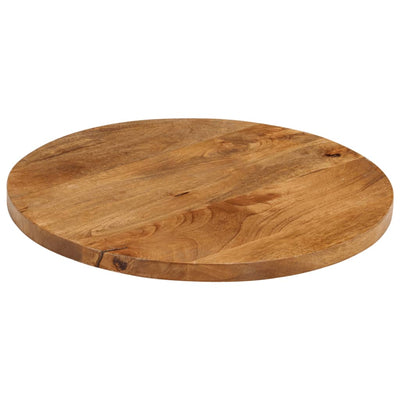 Table Top Ø 60x3.8 cm Round Solid Wood Mango