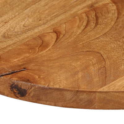 Table Top Ø 60x3.8 cm Round Solid Wood Mango