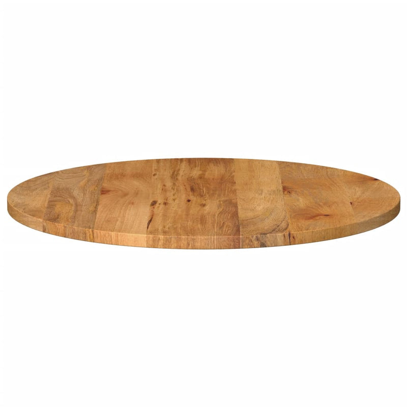 Table Top Ø 70x2.5 cm Round Solid Wood Mango