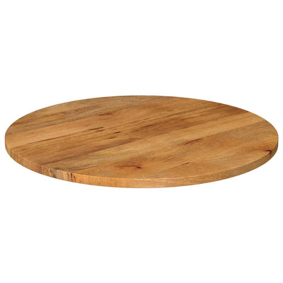 Table Top Ø 80x3.8 cm Round Solid Wood Mango