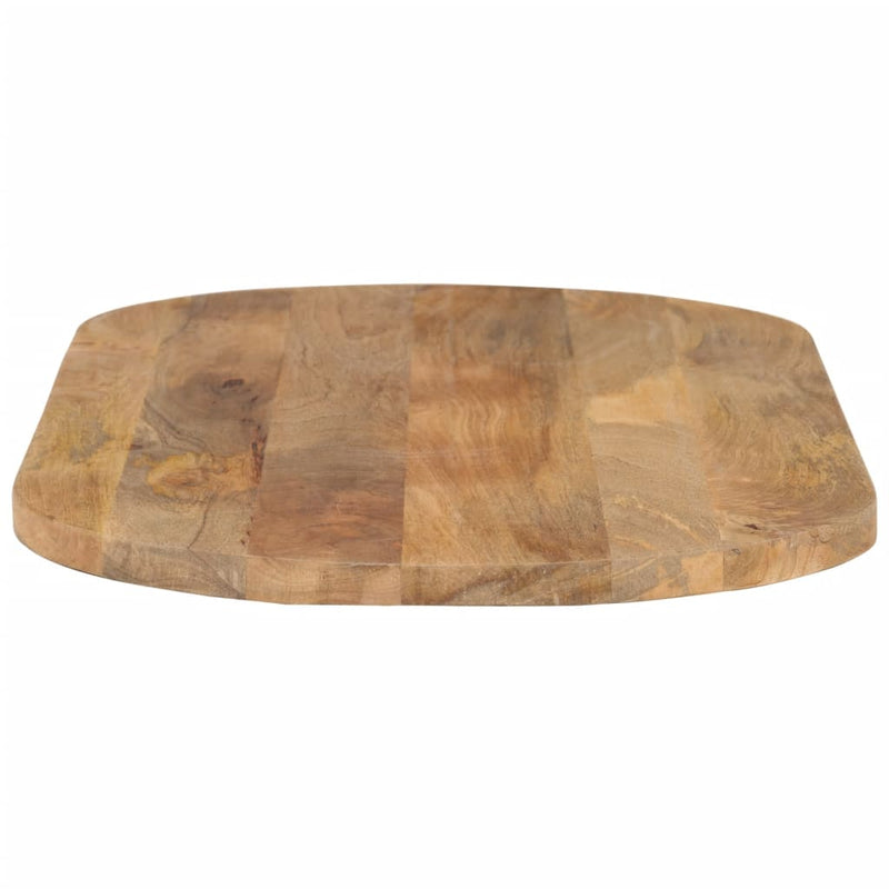 Table Top 110x50x3.8 cm Oval Solid Wood Mango