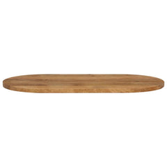 vidaXL Table Top 80x40x3.8 cm Oval Solid Wood Mango 3