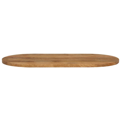 Table Top 110x50x3.8 cm Oval Solid Wood Mango