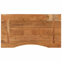 vidaXL Desk Top 80x50x2.5 cm Rectangular Solid Wood Acacia 5