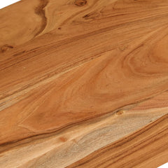 vidaXL Desk Top 80x50x2.5 cm Rectangular Solid Wood Acacia 6