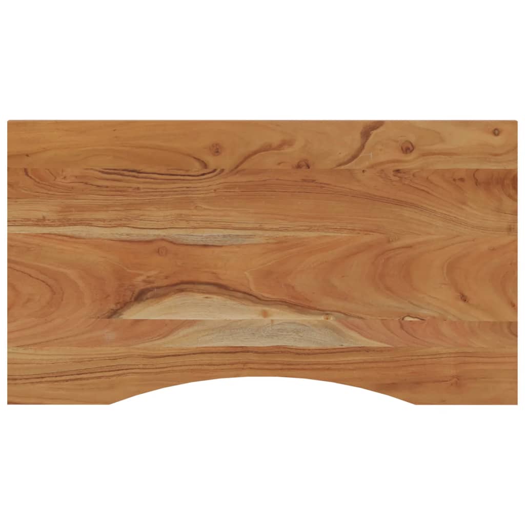 vidaXL Desk Top 90x50x2.5 cm Rectangular Solid Wood Acacia 2