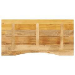 Desk Top Curve Solid Wood Rough Mango