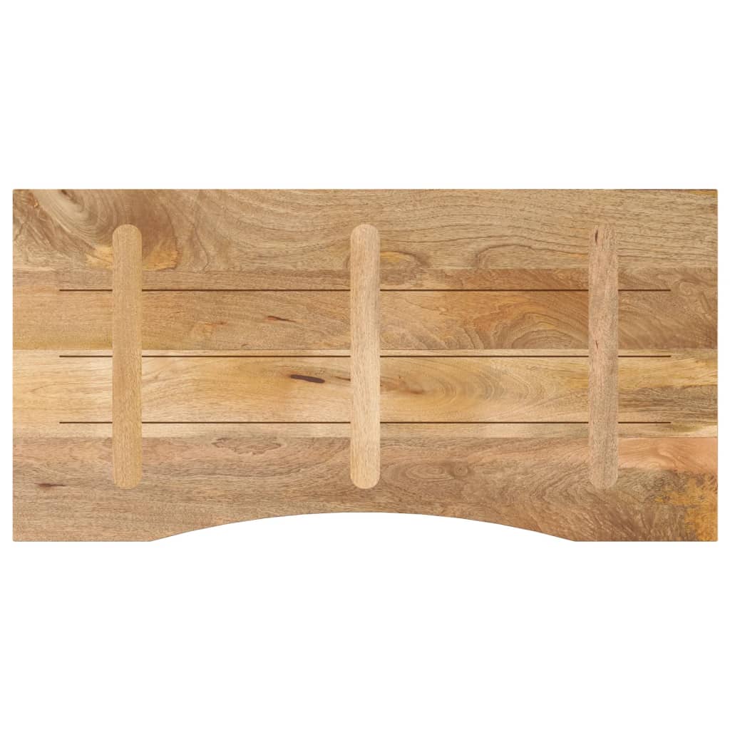 Desk Top Curve Solid Wood Rough Mango