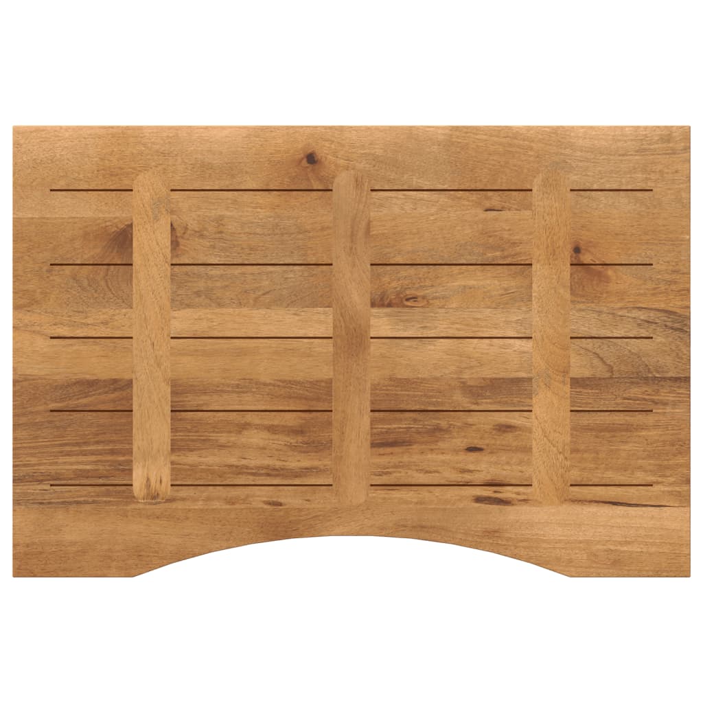 Desk Top Curve Solid Wood Rough Mango