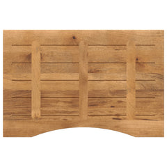 Desk Top Curve Solid Wood Rough Mango