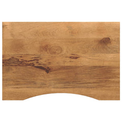 Desk Top Curve Solid Wood Rough Mango