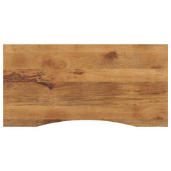 vidaXL Desk Top with Curve 110x60x2,5 cm Solid Wood Rough Mango 1