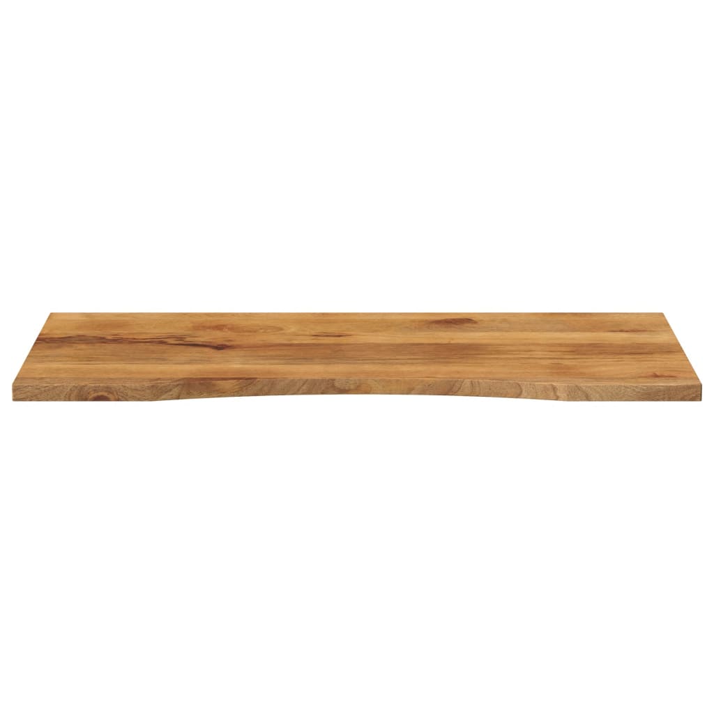 vidaXL Desk Top with Curve 110x60x2,5 cm Solid Wood Rough Mango 3