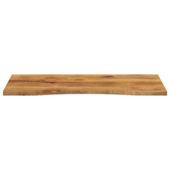 vidaXL Desk Top with Curve 110x60x2,5 cm Solid Wood Rough Mango 3