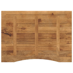 vidaXL Desk Top with Curve 100x80x2,5 cm Solid Wood Rough Mango 4
