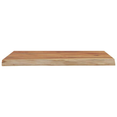 vidaXL Wall Shelf 50x40x2,5 cm Rectangular Solid Wood Acacia Live Edge 4