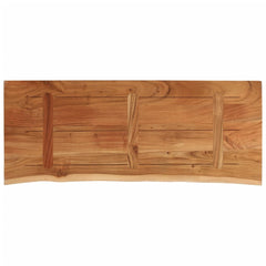 vidaXL Table Top 100x40x2.5 cm Rectangular Solid Wood Acacia Live Edge 5