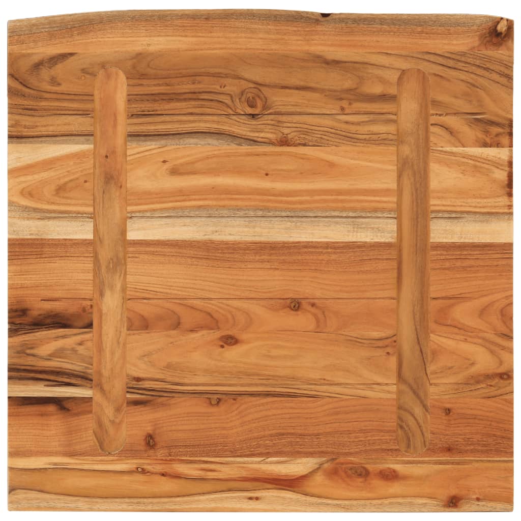 vidaXL Bathroom Countertop 60x60x2.5 cm Square Solid Wood Acacia 5