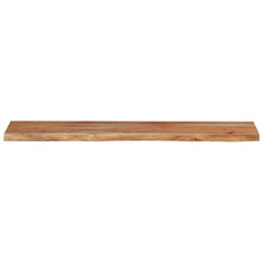 vidaXL Wall Shelf 100x20x3.8 cm Rectangular Solid Wood Acacia Live Edge 4