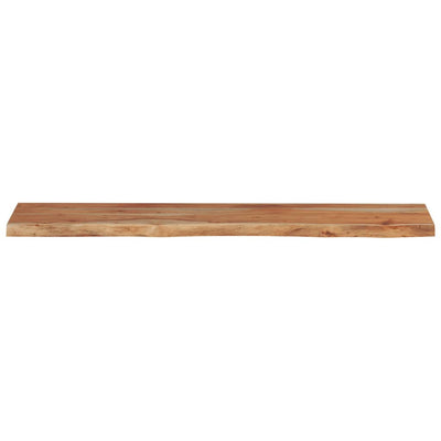 Wall Shelf 110x20x3.8 cm Rectangular Solid Wood Acacia Live Edge