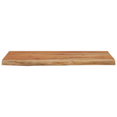 vidaXL Wall Shelf 60x30x3.8 cm Rectangular Solid Wood Acacia Live Edge 4