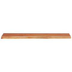 vidaXL Wall Shelf 90x30x3.8 cm Rectangular Solid Wood Acacia Live Edge 4