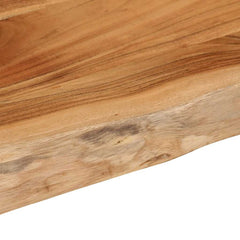 vidaXL Wall Shelf 50x40x3.8 cm Rectangular Solid Wood Acacia Live Edge 6