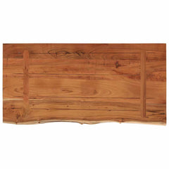 vidaXL Table Top 80x40x3.8 cm Rectangular Solid Wood Acacia Live Edge 5