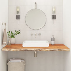 Bathroom Countertop 60x60x3.8 cm Square Solid Wood Acacia Natural Solid Acacia Wood 110 cm