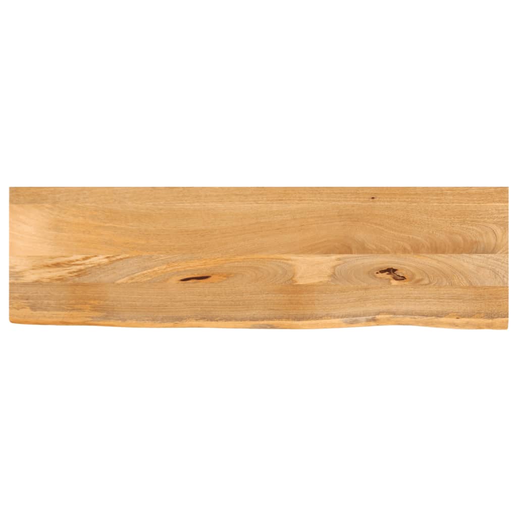 vidaXL Table Top Live Edge 100x40x3.8 cm Solid Wood Mango 1