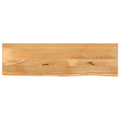 vidaXL Table Top Live Edge 100x40x3.8 cm Solid Wood Mango 1