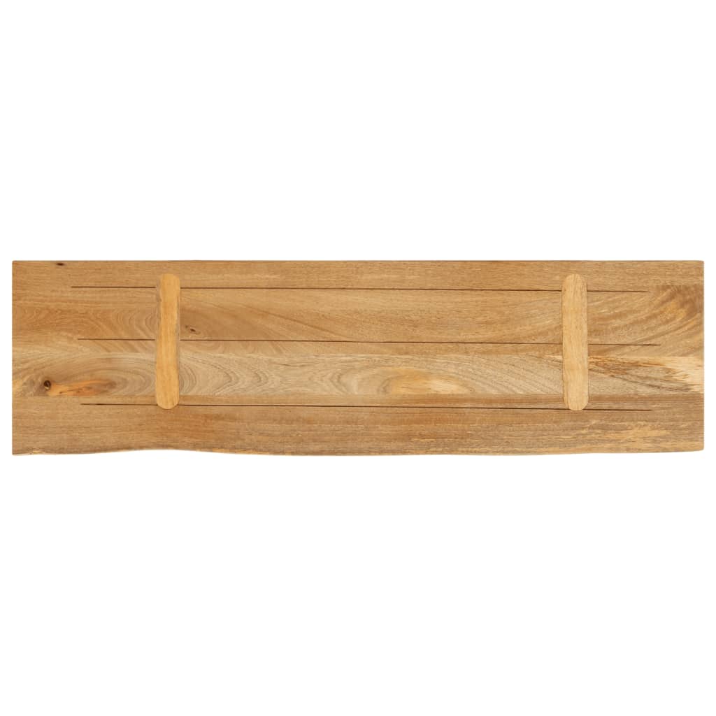 vidaXL Table Top Live Edge 100x40x3.8 cm Solid Wood Mango 5