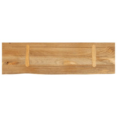 vidaXL Table Top Live Edge 100x40x3.8 cm Solid Wood Mango 5