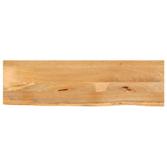 vidaXL Table Top Live Edge 110x40x3.8 cm Solid Wood Mango 1