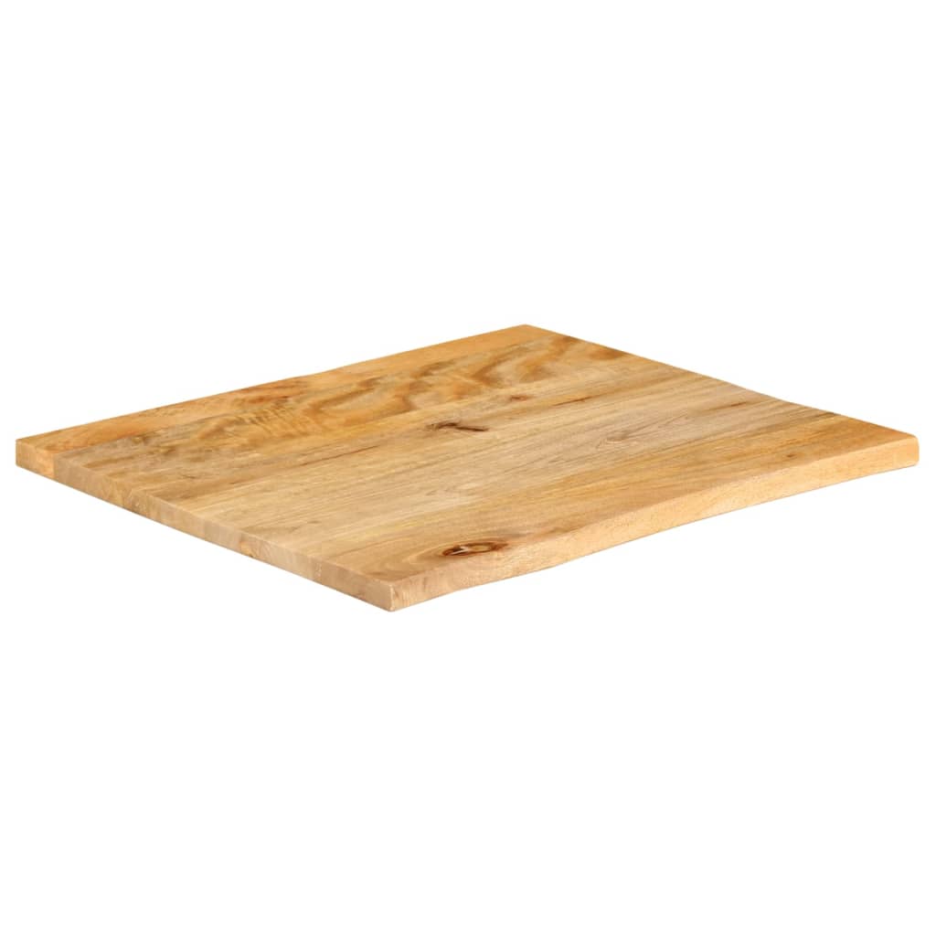 vidaXL Table Top Live Edge 60x60x3.8 cm Solid Wood Mango 2