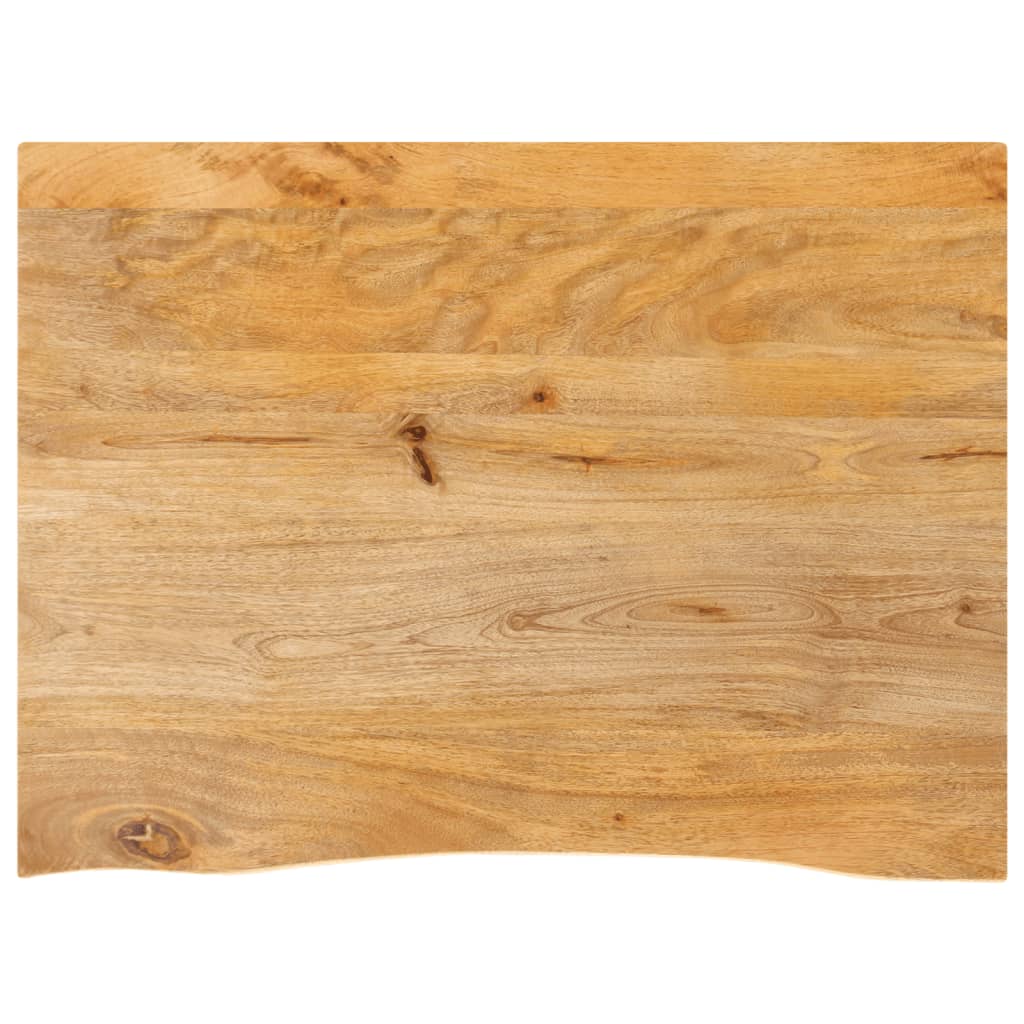 vidaXL Table Top Live Edge 70x60x3.8 cm Solid Wood Mango 1