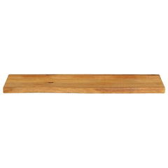 vidaXL Table Top Live Edge 100x20x2.5 cm Solid Wood Mango 3