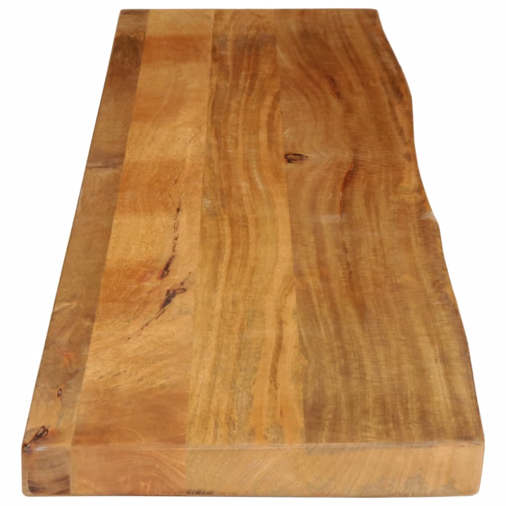 vidaXL Table Top Live Edge 160x20x2.5 cm Solid Wood Mango 4